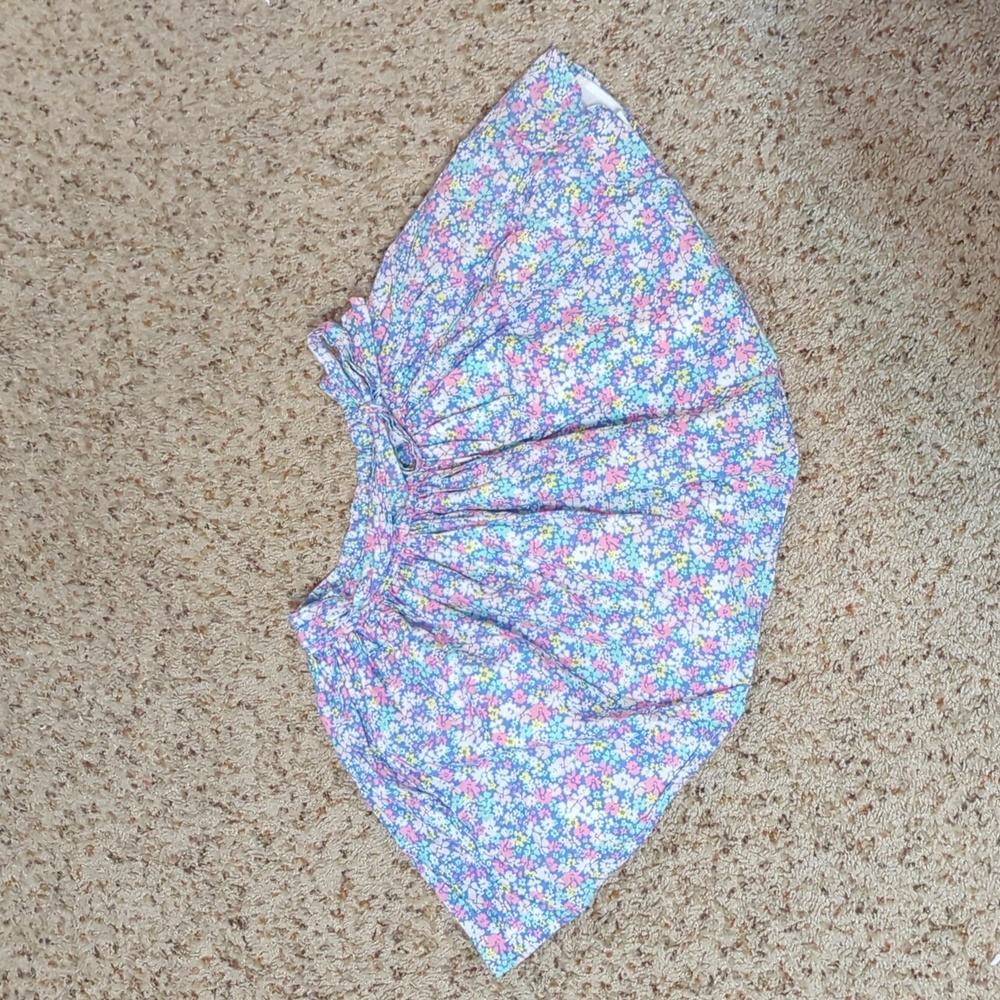 Carter’s Lined Blue/Pink/Yellow Floral Skirt, Size 8